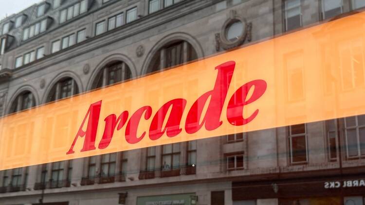 Arcade Food Hall in Tottenham Court Road, London