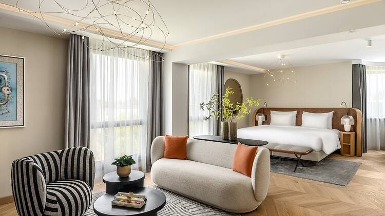 A suite at Kempinski Hotel Corvinus, Budapest