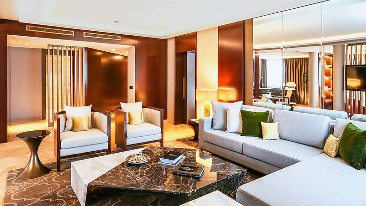 The presidential suite at Kempinski Hotel Corvinus, Budapest