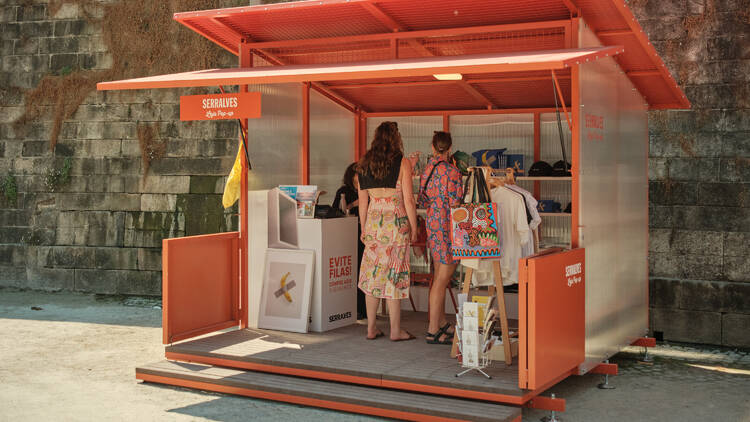 O quiosque de Serralves na praça do Time Out Market Porto