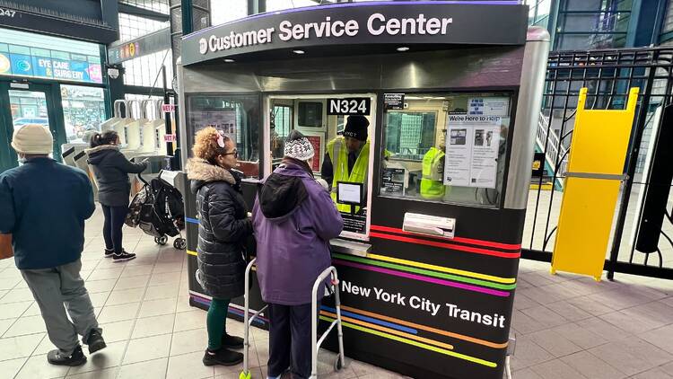mta subway booth