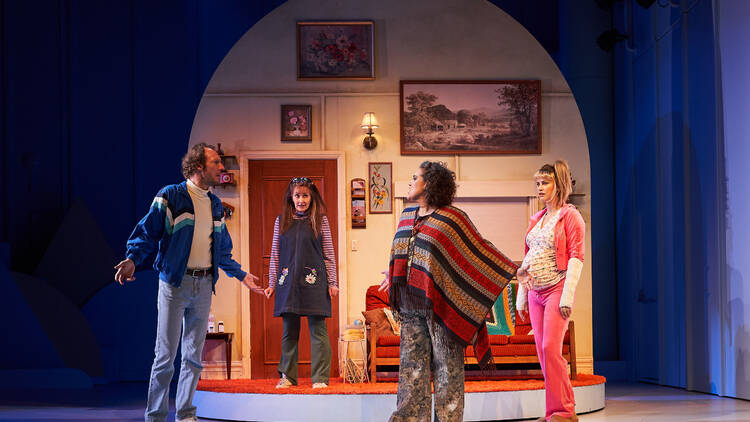 The cast on stage in 'Kimberly Akimbo'.