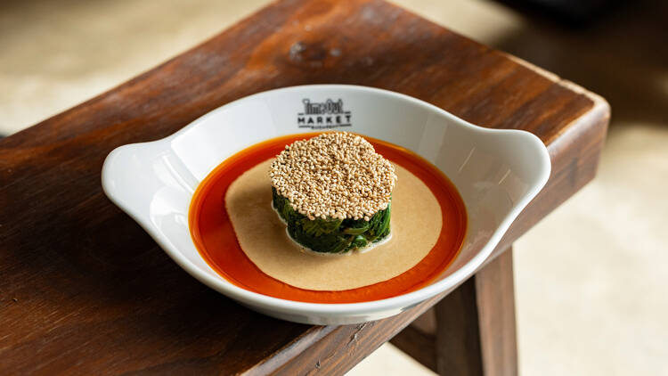 101 Bistro -The spicy Sichuan Spinach