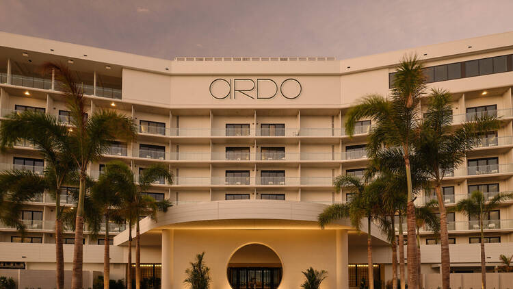 Exterior of hotel