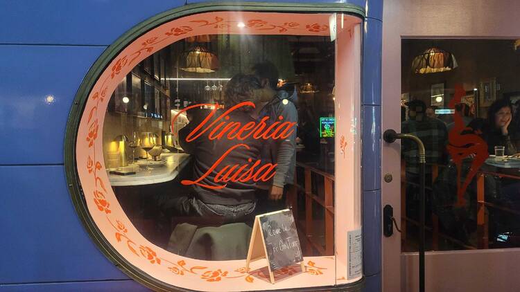 Outside Vineria Luisa