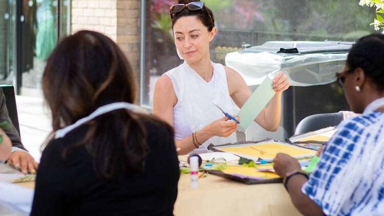 Join a hands-on creative arts workshop