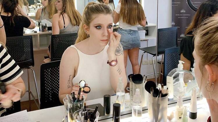 Clase de maquillaje