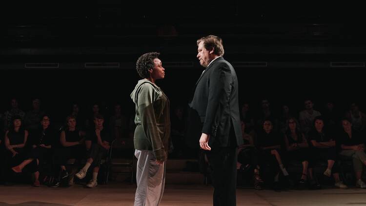 Quincy Tyler Bernstine and Michael Chernus in Well, I'll Let You Go Quincy Tyler Bernstine and Michael Chernus in Well, I'll Let You Go
