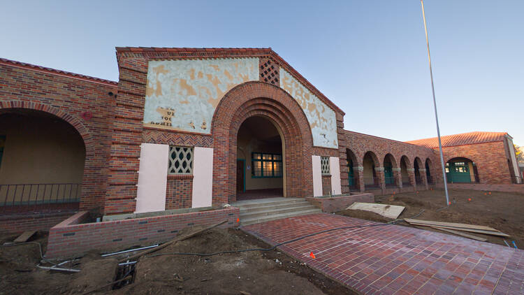 Sid the Cat Auditorium under construction in South Pasadena.