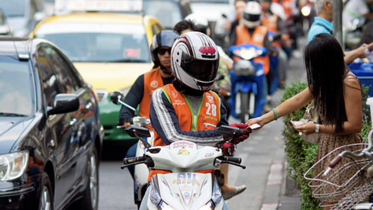 Bangkok’s motorbike