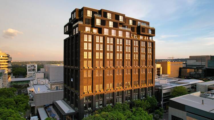 Hyde Johannesburg Rosebank Exterior drone shot