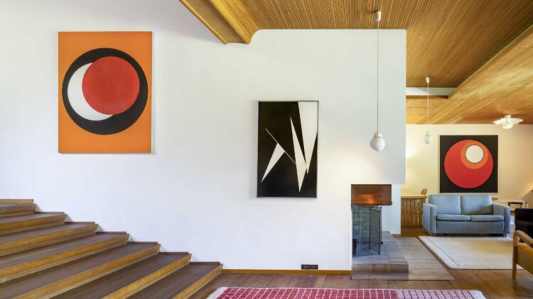 Vue de l'exposition de Geneviève Claisse à la Maison Louis Carré © Lucie Jean
