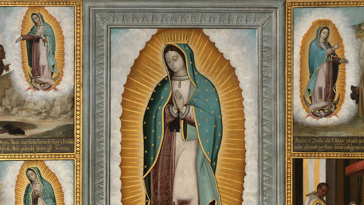 Tan lejos, tan cerca. Guadalupe de México en España (Museo del Prado).