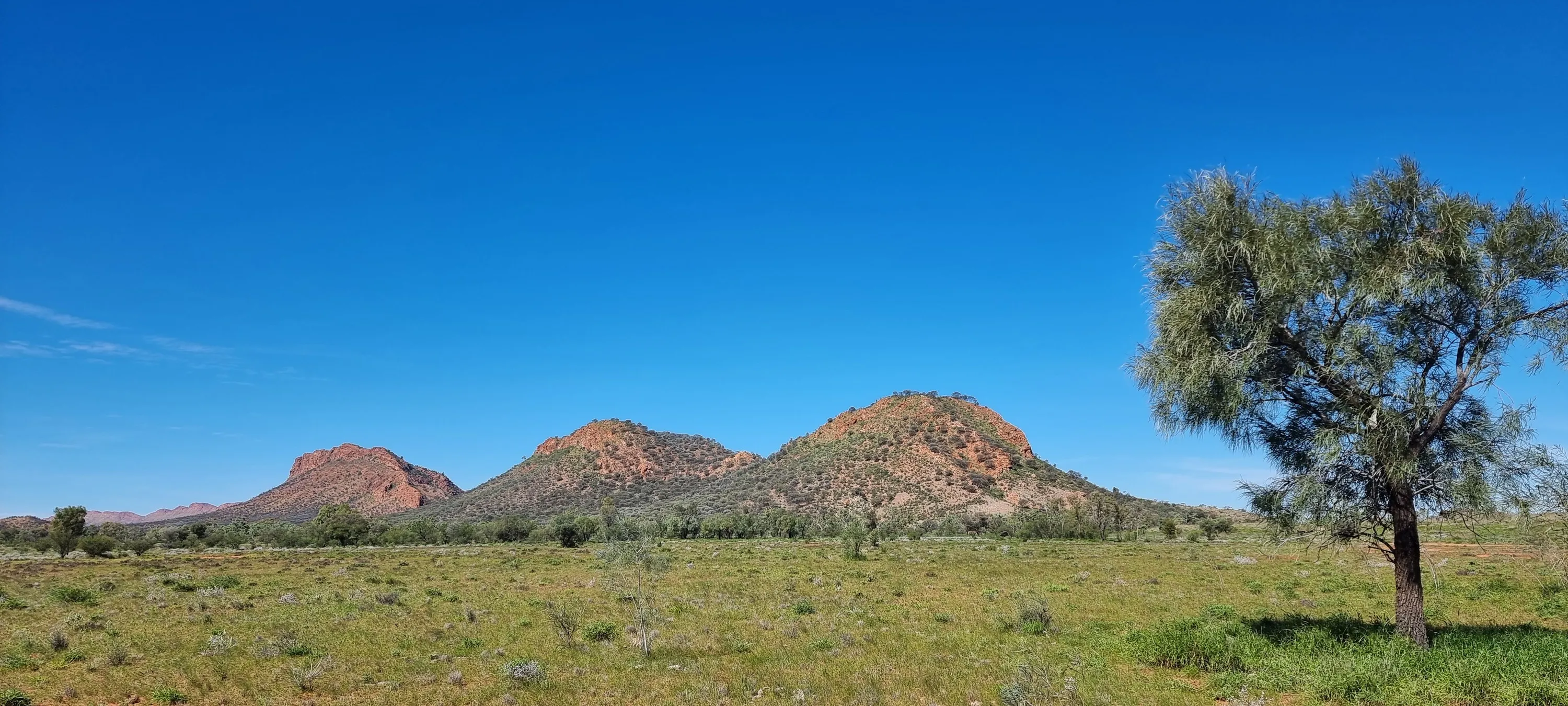 Mountain ranges in outback