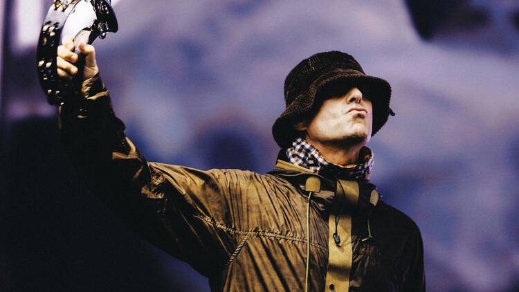 Liam Gallagher at Oasis reunion show in London, 2025