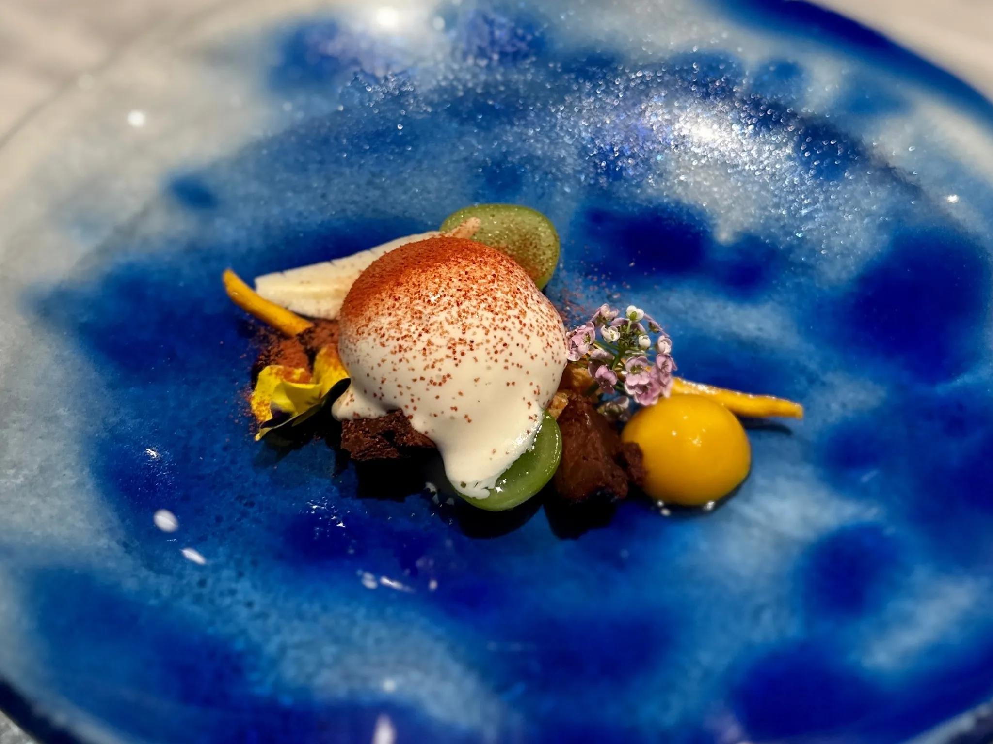 Masa Saito mango chocolate gelato