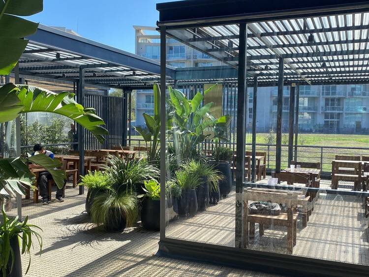 MESS: Middle East flavors, fire pits, and a garden view
