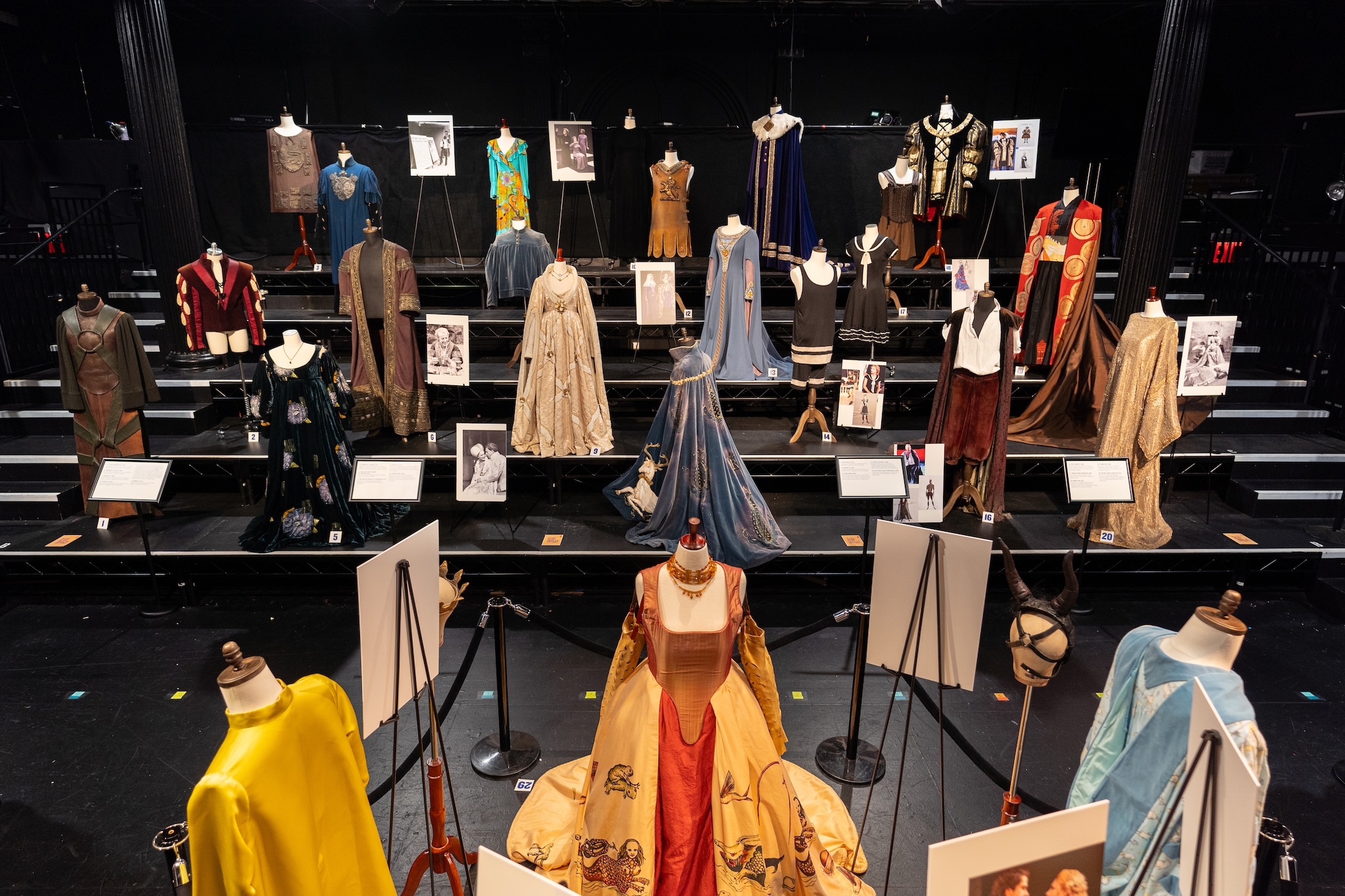 See historic Shakespeare in the Park costumes at this free exhibit