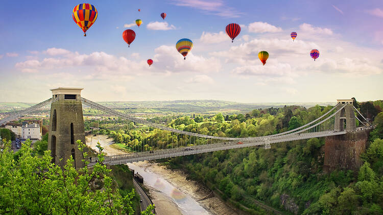 Clifton Suspension Bridge in Bristol, UK