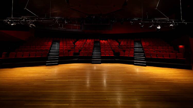 Inside the new theatre 