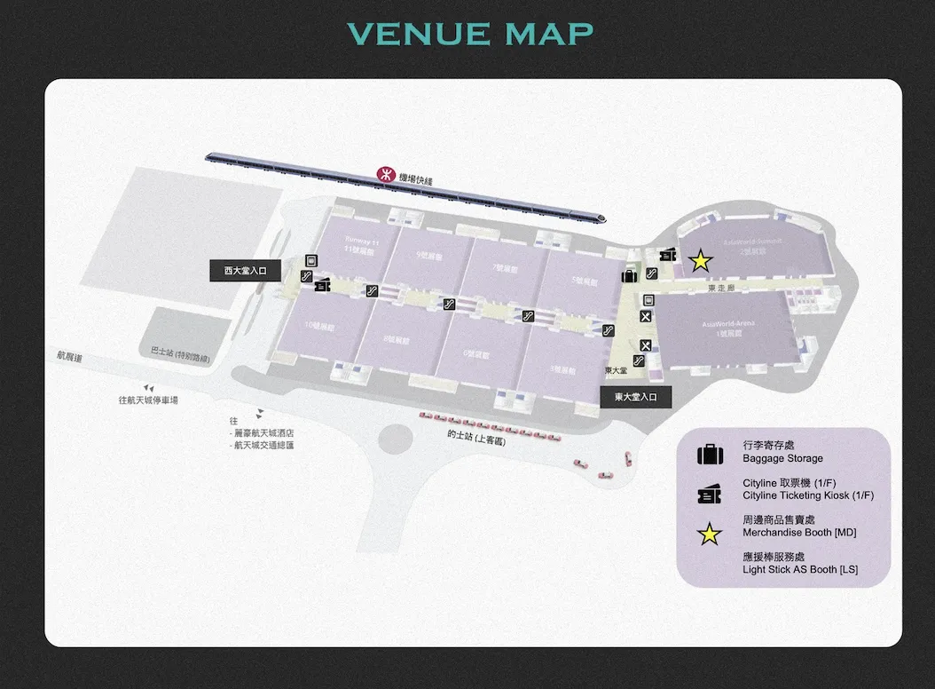 gd concert map