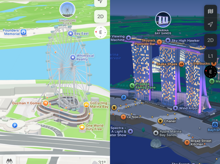 Singapore gets an exciting new Apple Maps update with 3D roads and iconic landmarks
