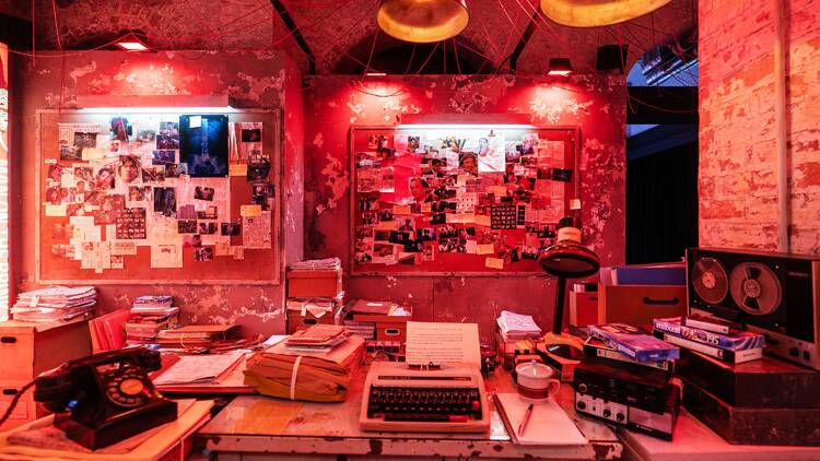 Step into the shadowy world of undercover agents at this summer exhibition