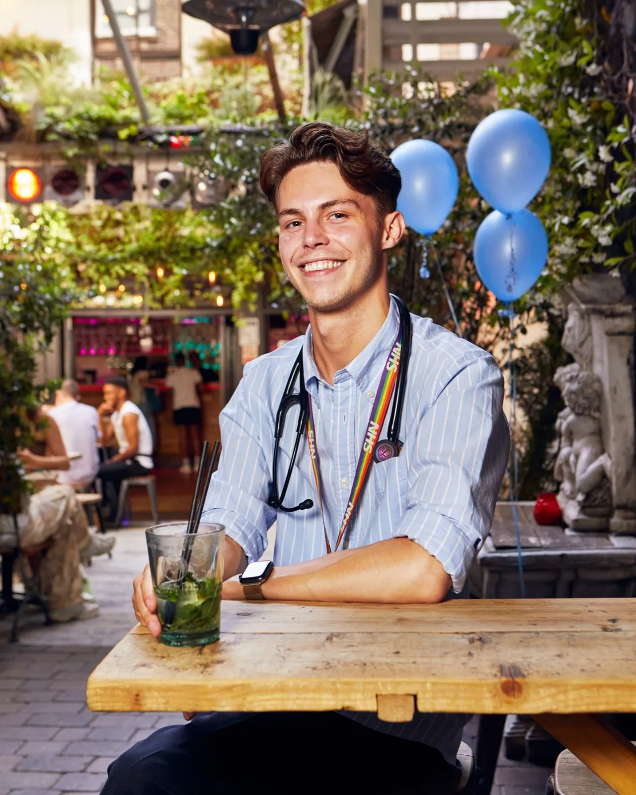 Joshua Martin in Yard Bar, Soho