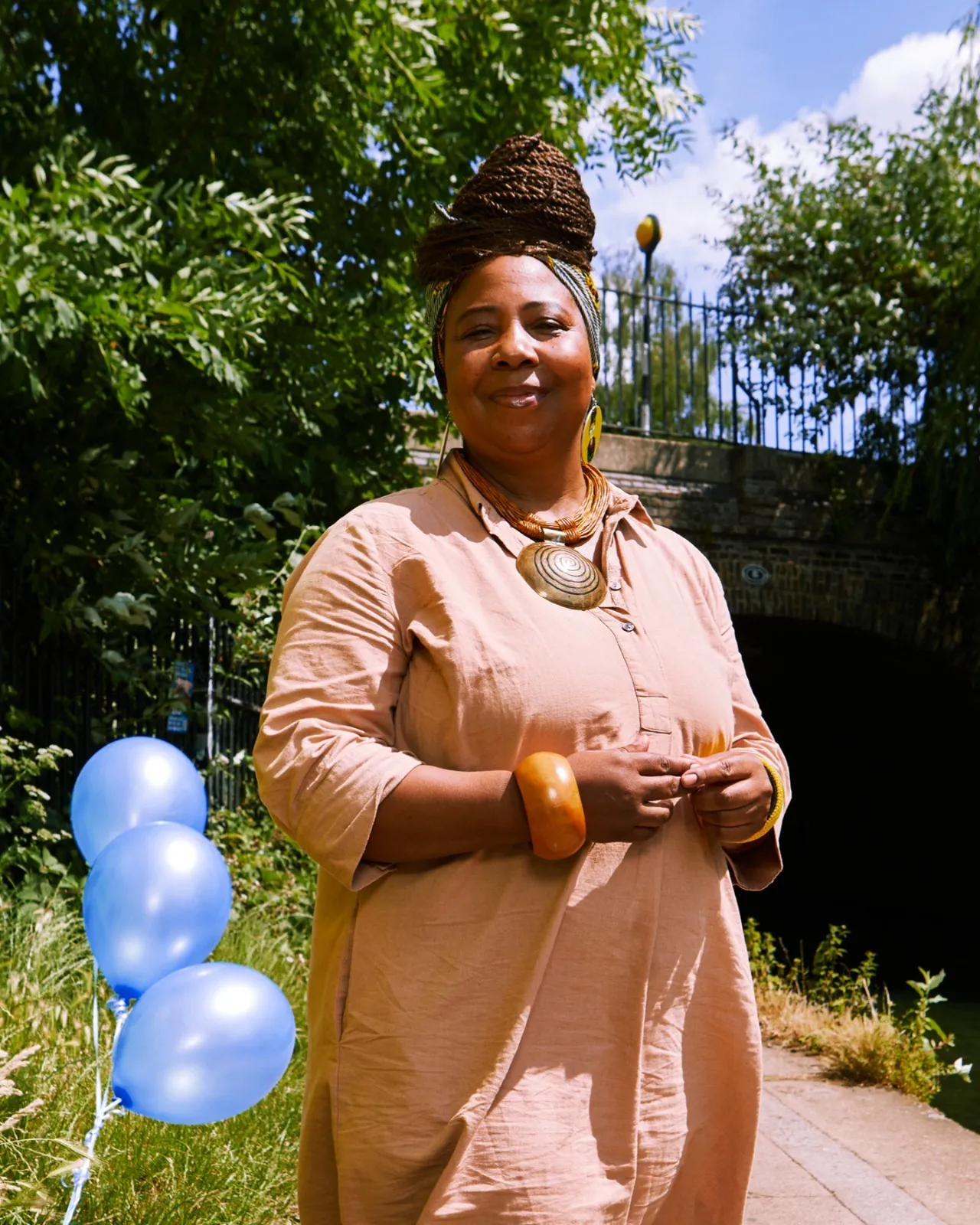 Dorcas Gwata at the Regent’s Canal in Camden