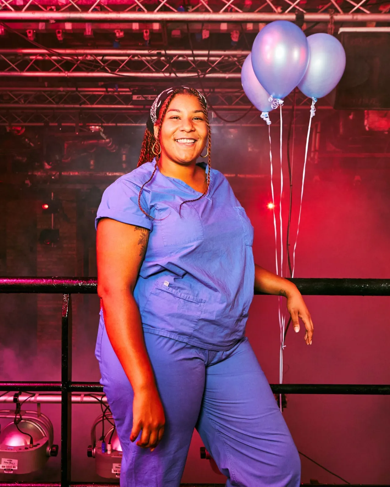 Kyia Omoshebi in Fabric nightclub