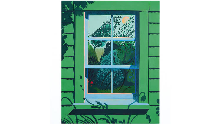 Koak, ‘Self Portrait from a Green Window (after Lois Dodd)’, 2023 – 2024 Koak, ‘Self Portrait from a Green Window (after Lois Dodd)’, 2023 – 2024