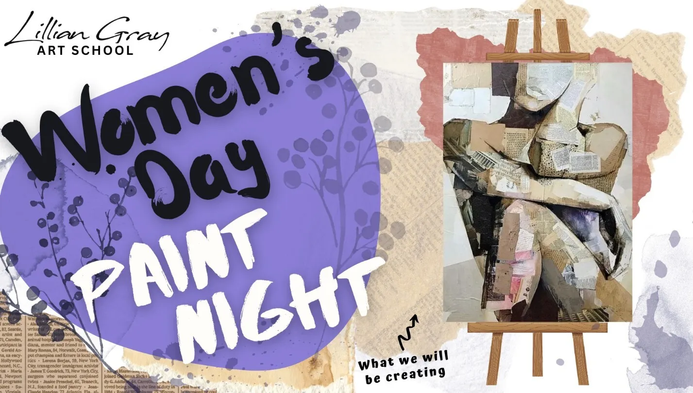 Lillian Gray Art School painting event