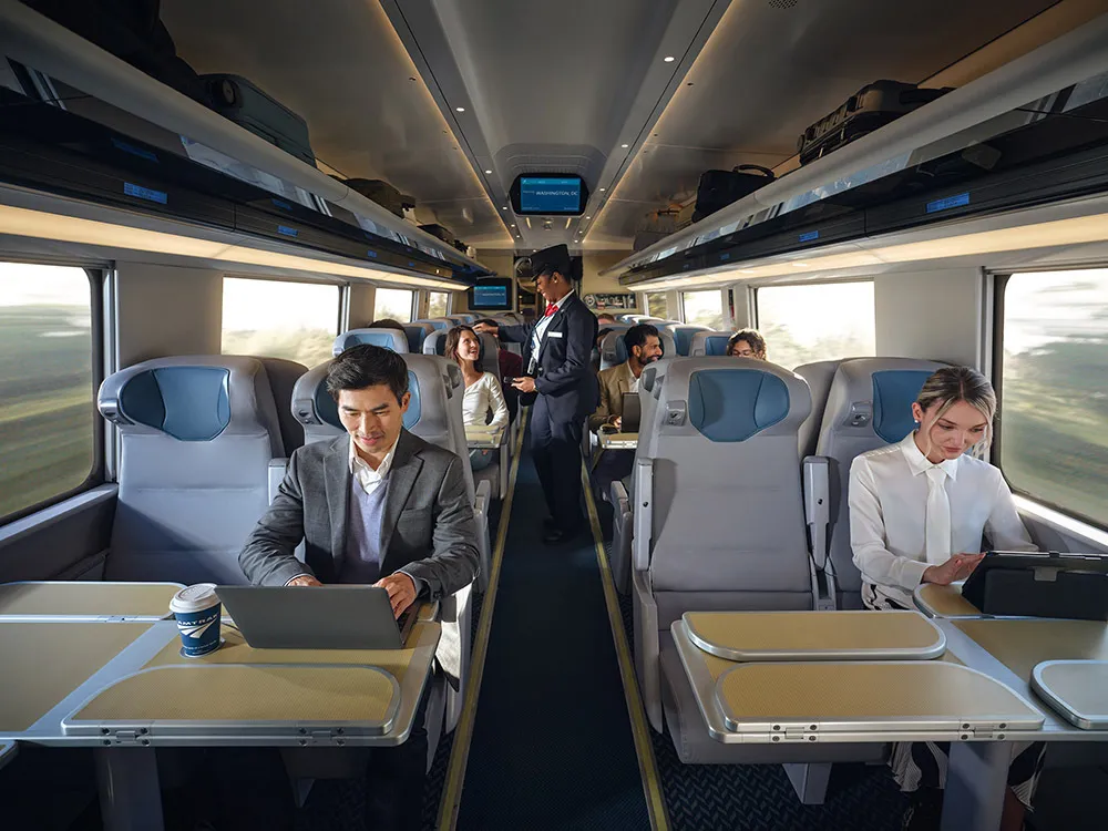 new amtrak interior