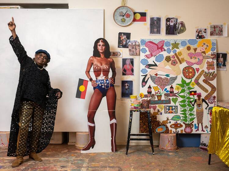 This beloved Aboriginal artist's first major solo exhibition will debut in Canberra this summer This beloved Aboriginal artist's first major solo exhibition will debut in Canberra this summer