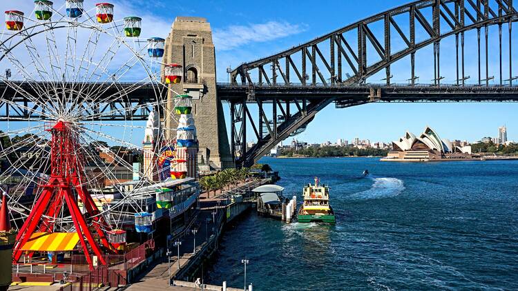 Aerial view of Sydney harbour