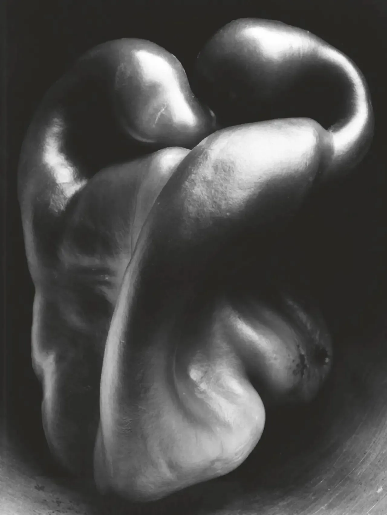 Edward Weston. Pimiento n.º 30, 1930. Cortesía de Trockmorton Fine Art