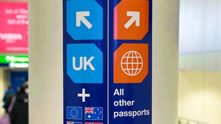 EU passport gate control, UK