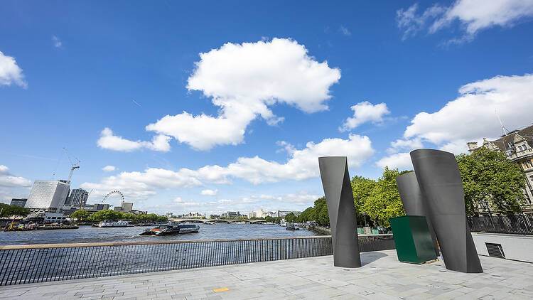 New Bazalgette Embankment at Blackfriars Bridge 