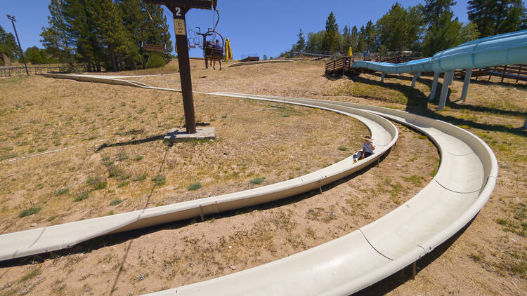 Alpine Slide at Magic Mountain in Big Bear