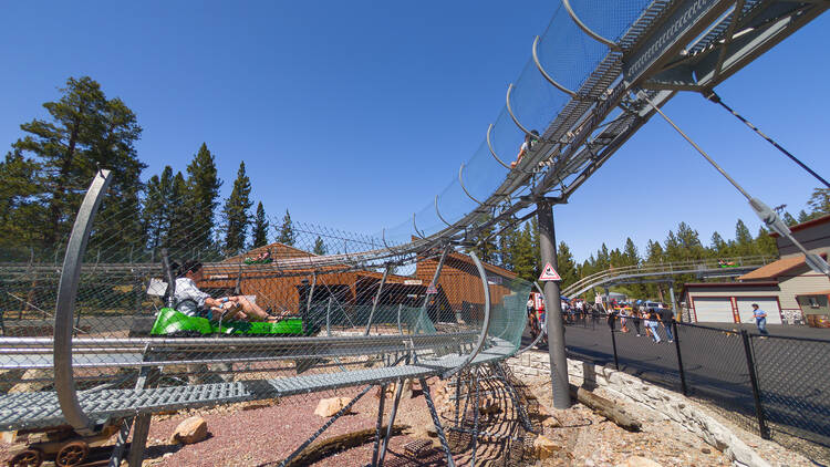 Mineshaft Coster at Alpine Slide at Magic Mountain in Big Bear