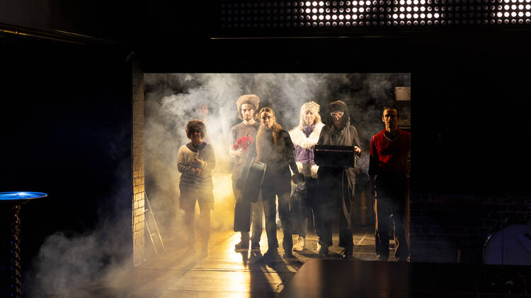 The members of Pony Cam during stepping out of the shadows in 'The Orchard'.