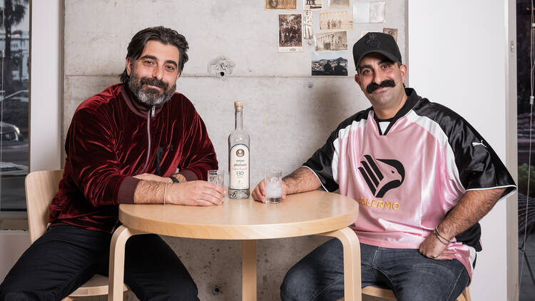 Homer Rogue Taverna Owners Harry and Mario Kapoulas