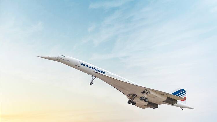 Concorde in flight