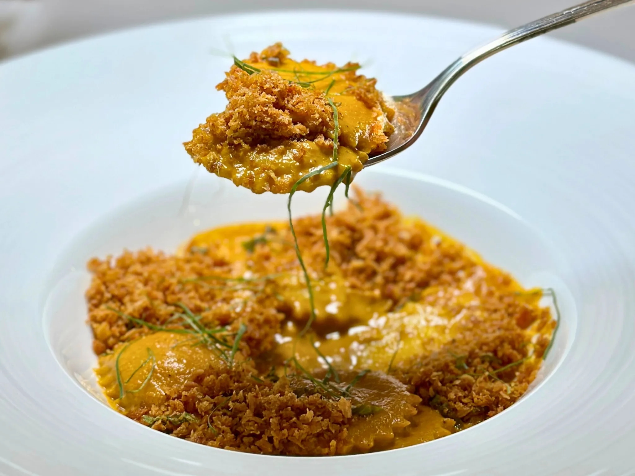Revolution Wine Bistro Chicken rendang homemade ravioli