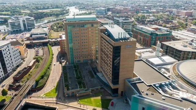 Hilton Belfast hotel doubles up as luxury airport lounges in new Channel 4 drama In Flight