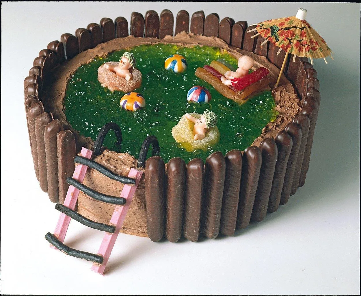 Jelly pool cake