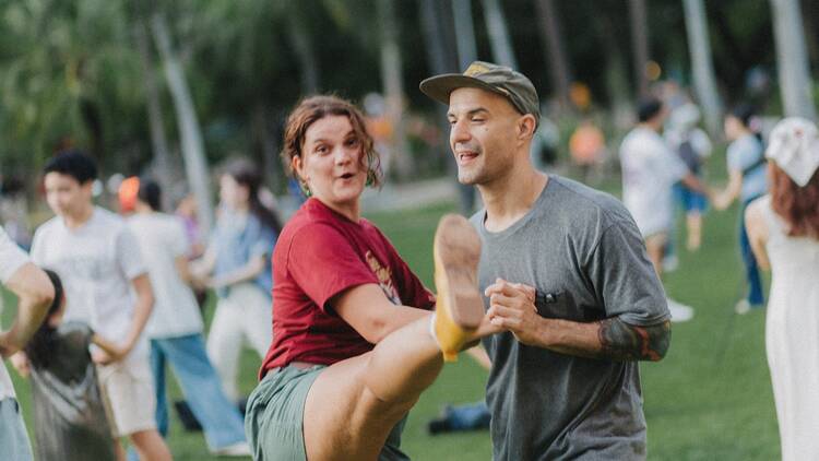 Swing Dance in Lumphini Park