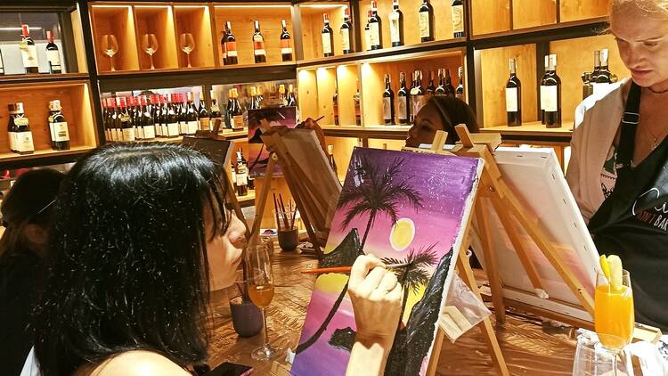 Paint, sip and socialise