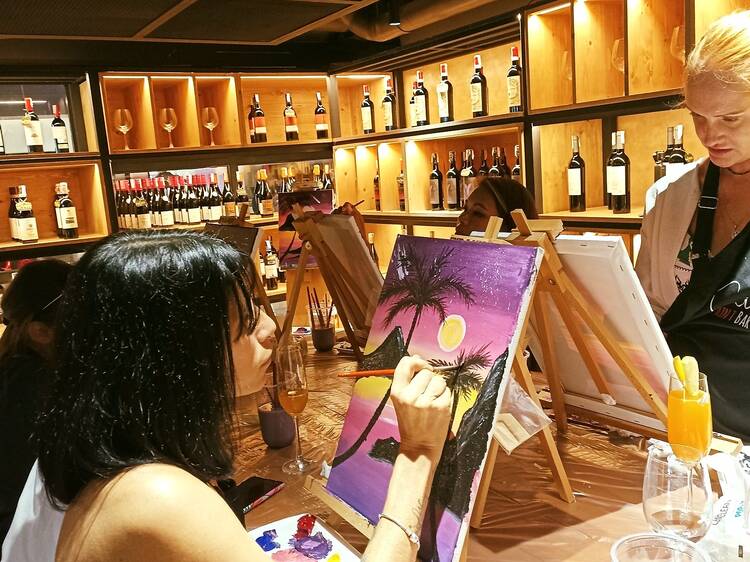 Paint, sip and socialise