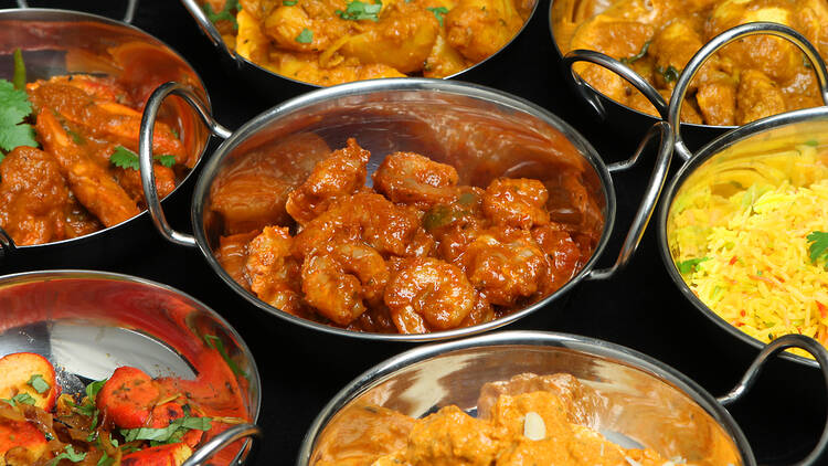 Stock image of curries